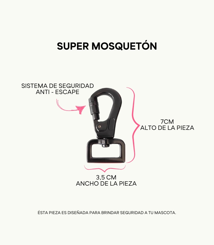 MOSQUETON Super Correa de paseo para perros | Paltosa - Imagen 4